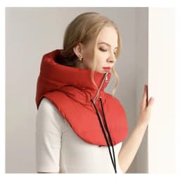Autumn and winter designer cotton hooded fake collar fashionable simple comfortable warm windproof cold hat men and women