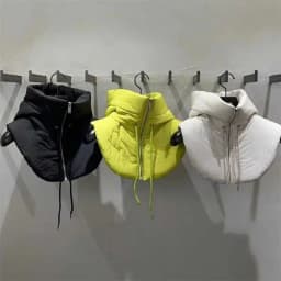 Autumn and winter designer cotton hooded fake collar fashionable simple comfortable warm windproof cold hat men and women