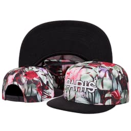 2025 Simple Creative New Flat Edge Hat Paris Embroidered Hip Hop Hat Daily Leisure Decoration Sunshade Hat Unisex Baseball Hat