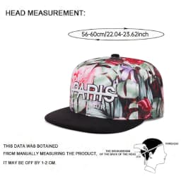 2025 Simple Creative New Flat Edge Hat Paris Embroidered Hip Hop Hat Daily Leisure Decoration Sunshade Hat Unisex Baseball Hat