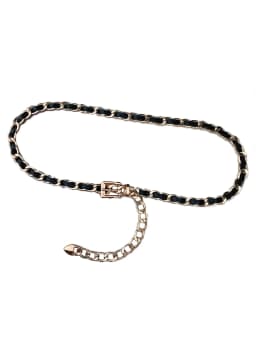 1 piece women's waist chain decoration dress suit waist metal thin waistband versatile fashion retro trend ins style belt for da