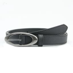 Fashion PU Leather Belt Alloy buckle Elliptical Buckle Waistband Thin Jeans Belt Women