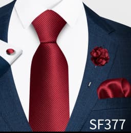 Elegant Solid Color Men's Tie 4-Piece Set, 1200-Needle High-Density Wrinkle-Resistant, Suitable for Weddings and Banquets, Best