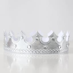 Children's Gold King's Crown Hot Stamping Cloth Prince Headdress, Happy Birthday Decorative Props, Birthday Hat
