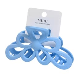 Oversized Bow Claw Clip - Matte Finish Shark Clip for Low Bun, Elegant Carded Hair Accessory with Hang Tag