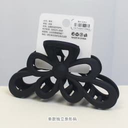 Oversized Bow Claw Clip - Matte Finish Shark Clip for Low Bun, Elegant Carded Hair Accessory with Hang Tag