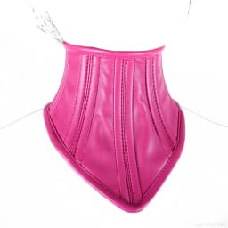 Queen Costume Black Pink White Noble Collar Neck Wrap Tie Neck Collar For Night Club Party Stage Performance Cosplay Costume
