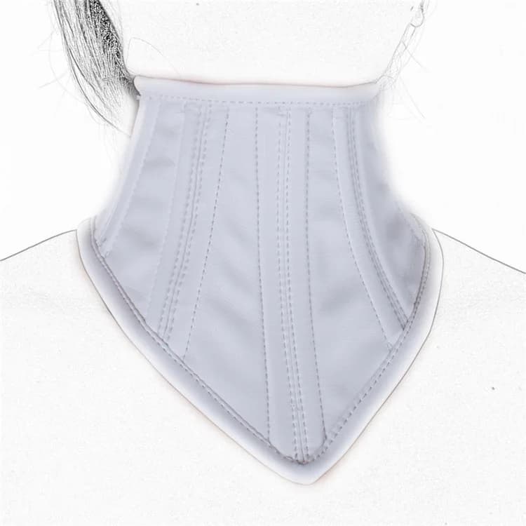 Queen Costume Black Pink White Noble Collar Neck Wrap Tie Neck Collar For Night Club Party Stage Performance Cosplay Costume