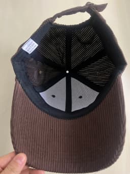 1 PC Letter A-Z Japanese Style Corduroy Baseball Cap - Unisex Fall Winter Hat with Sun UV Protection