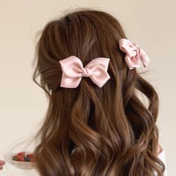 2pc Cute Sweetly Candy Color Bow Hairpin Hair Side Clips for Girls Women Childs Ladies Hair Accessories