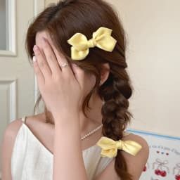 2pc Cute Sweetly Candy Color Bow Hairpin Hair Side Clips for Girls Women Childs Ladies Hair Accessories