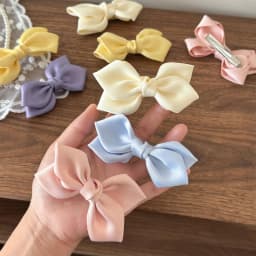 2pc Cute Sweetly Candy Color Bow Hairpin Hair Side Clips for Girls Women Childs Ladies Hair Accessories