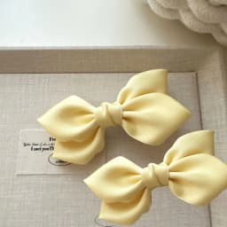 2pc Cute Sweetly Candy Color Bow Hairpin Hair Side Clips for Girls Women Childs Ladies Hair Accessories