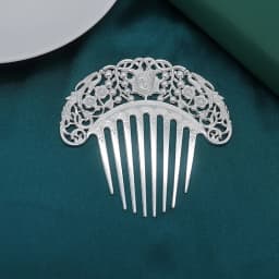 Hanfu Dish Hairpin Chinese Hairpin Retro Hair Comb Hair Ornament Hollow Carved Hair Comb Exquisite Hair Accessories Gifts