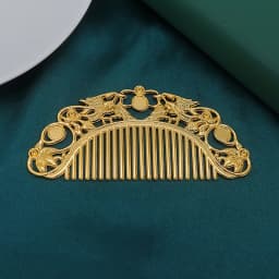 Hanfu Dish Hairpin Chinese Hairpin Retro Hair Comb Hair Ornament Hollow Carved Hair Comb Exquisite Hair Accessories Gifts