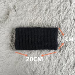 New Arrival Winter Headband Women's Solid Color Wide-Width Keep Warm Knitted Cotton Hair Holding High Quality Plush Hairband