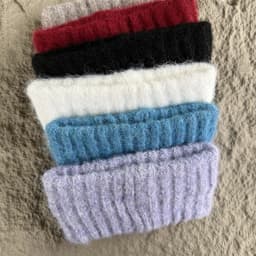 New Arrival Winter Headband Women's Solid Color Wide-Width Keep Warm Knitted Cotton Hair Holding High Quality Plush Hairband