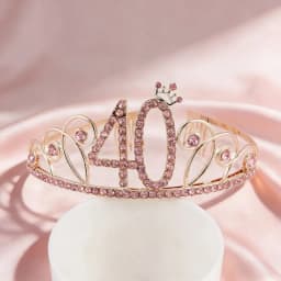 Rose Gold Crystal Crown Hairband Alloy Bridal Princess Wedding Birthday Party Hair Accessories Headbands for Women Hair Bands
