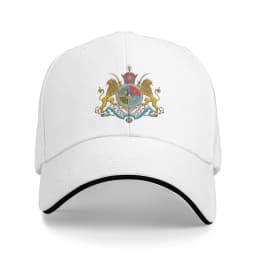 Iranian Imperial Coat of Arms of Iran Pahlavi Dynasty Baseball Cap Casual Outdoor Cap Fashion Golf Hats Spring Adjustable Hat