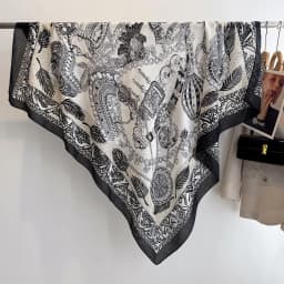130*130cm Beach Wraps Large Shawl Women Summer Chain Printed Square Scarf Luxury Scarves Bandanas Elegant Hijab