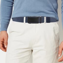 New Golf Sports Elastic Belt Tactical Belt Metal Automatic Buckle Tough Stretch Nylon Men Military Belt