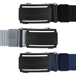 New Golf Sports Elastic Belt Tactical Belt Metal Automatic Buckle Tough Stretch Nylon Men Military Belt