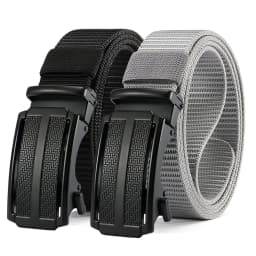 New Golf Sports Elastic Belt Tactical Belt Metal Automatic Buckle Tough Stretch Nylon Men Military Belt