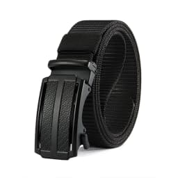 New Golf Sports Elastic Belt Tactical Belt Metal Automatic Buckle Tough Stretch Nylon Men Military Belt