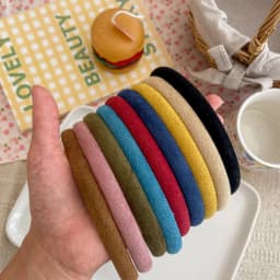 2026 Suede Fine Hairbands Headband Women Girls Wash Face Scrunchies Hair Head Hoop Bands Accessories Headdress Headwear Ornament