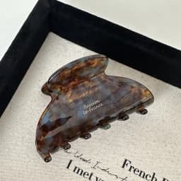 Small Acetic Acid Acrylic Hair Claws For Women Elegant Ponytail Back Clips Chic Rhinestone Clamp Claws Fashion Hair Accessories