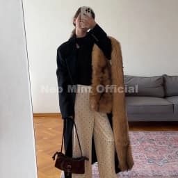 Neo Mint 2025 Brand Fashion Faux Fur Scarf for Woman Autumn Winter Fluffy Striped Eco Fox Fur Neckerchief Luxury Shawl Scarves