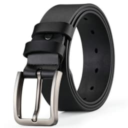 Business Leisure Men's Alloy Square Pin Buckle Belts Male Famous Brand Luxury Designer Synthetic Leather Jeans Belts for Men