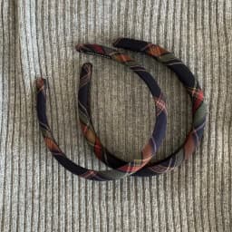 1PCS Classic Khaki Checkered Headband, Retro British-Style Hair Hoop, High-End Hair Clip for Hair Styling, Sponge Hair Accessory