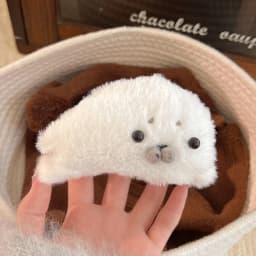 Creative Animals Little Seal Hair Claw Hairpin Cute Hair Clip Korean Style White Large Shark Clip Hair Accessories