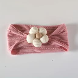 5pcs/lot Hair Bows Nylon Headbands Baby Girls Kids Soft Bows Knot Turban Hair Bands Baby Hair Accessories Children Headwear
