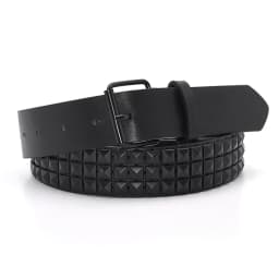 Fashion Rivet Belt Men Women's Studded Belt Punk Rock With Pin Buckle Drop Shipping Black