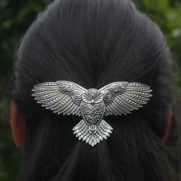 Viking Owl Hair Clip Vintage Trendy Personality Women's Accessory Party Jewelry Valentine Mother Birthday Gift