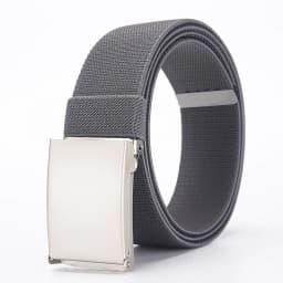Popular smooth buckle nylon belt, woven elastic waistband, tactical outdoor military training men's jeans, versatile belt