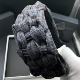 Retro Hand Woven Hair Clip, Women's High Skull Top Shopping Headband, Hair Accessories, Pressed Hair, Face Wash Headband
