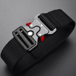 1-Piece Men's Outdoor Sports Leisure Belt, Quick Release Symmetrical Buckle, Unisex Multi-Functional Belt