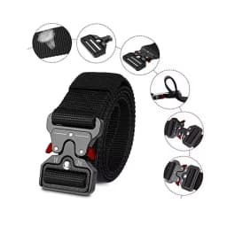 1-Piece Men's Outdoor Sports Leisure Belt, Quick Release Symmetrical Buckle, Unisex Multi-Functional Belt