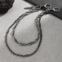 HipHop Goth Creative Pendant Keychain Waist Belt Men Women Vintage Wallet Trouser Hipster Jeans Chain Jewelry〔CC55〕