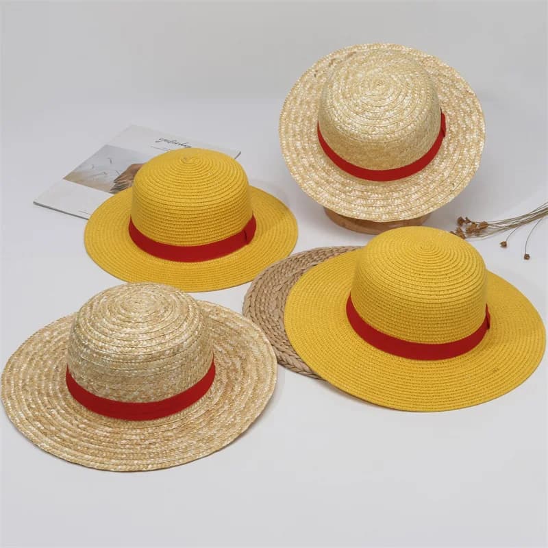 High End Straw Hat Woven Straw Parent-Child Cap Sun Shading Hats Male And Female Students Traveling Straw Caps