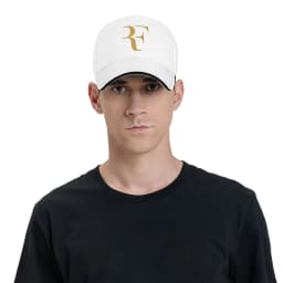 Unisex RF Roger Federer Outdoor Hat Spring  Trucker Cap Casual Baseball Cap Fashion Sunscreen Hats
