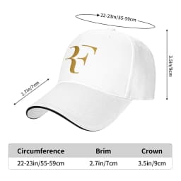 Unisex RF Roger Federer Outdoor Hat Spring  Trucker Cap Casual Baseball Cap Fashion Sunscreen Hats