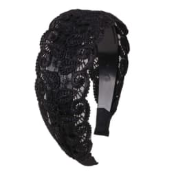 Fashion Vintage Lace Hair Hoop Anti Slip Hollow Lace Hairband Head Wrap Hair Accessories Elegant Women's Wide Headband Daily Use