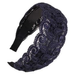 Fashion Vintage Lace Hair Hoop Anti Slip Hollow Lace Hairband Head Wrap Hair Accessories Elegant Women's Wide Headband Daily Use