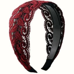 Fashion Vintage Lace Hair Hoop Anti Slip Hollow Lace Hairband Head Wrap Hair Accessories Elegant Women's Wide Headband Daily Use