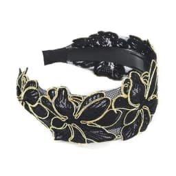 Fashion Vintage Lace Hair Hoop Anti Slip Hollow Lace Hairband Head Wrap Hair Accessories Elegant Women's Wide Headband Daily Use