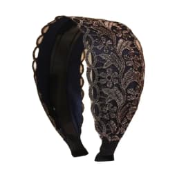 Fashion Vintage Lace Hair Hoop Anti Slip Hollow Lace Hairband Head Wrap Hair Accessories Elegant Women's Wide Headband Daily Use